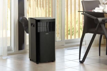 Maison monobloc avec conduit d'air