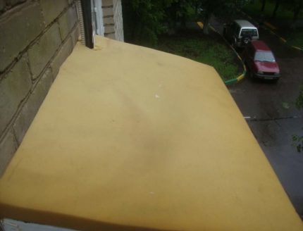 Mousse sur un pic sur le conditionneur